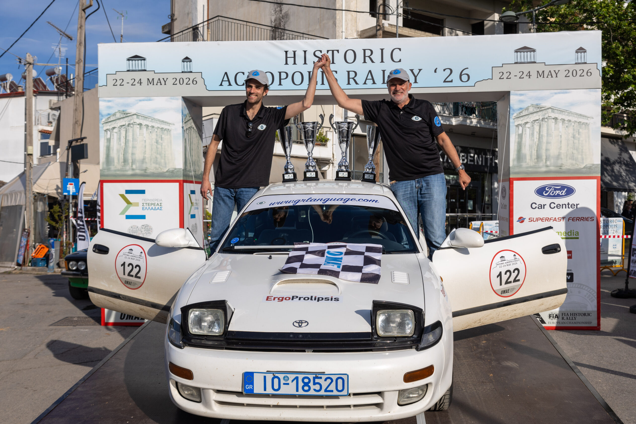 ErgoProlipsis supports Akis and Arion Abastado at the Historic Acropolis Rally 2026. A journey defined by passion, memories and emotion, completed with 2nd place overall in the Regularity classification.